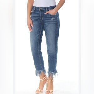 Joe’s Ex loved Crop Frayed Hem Jeans